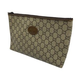 VTG Gucci Plus GG Monogram Pouch